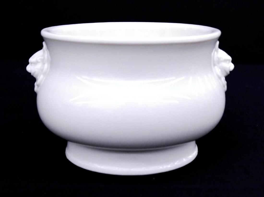 Chinese Blanc de Chine Porcelain Censer 3.5''x5.5''. A (1 of 6)