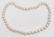 Lady's Creamrose Cultured Pearl Necklace 17''. Includes
