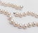 Lady's Creamrose Cultured Pearl Necklace 17''. Includes - 3