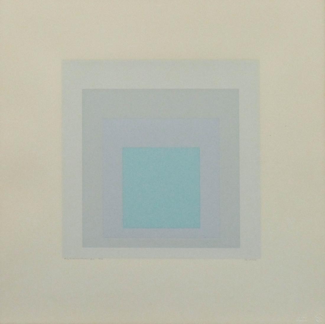 Josef Albers (1888-1976 American) ''Gray (1 of 5)