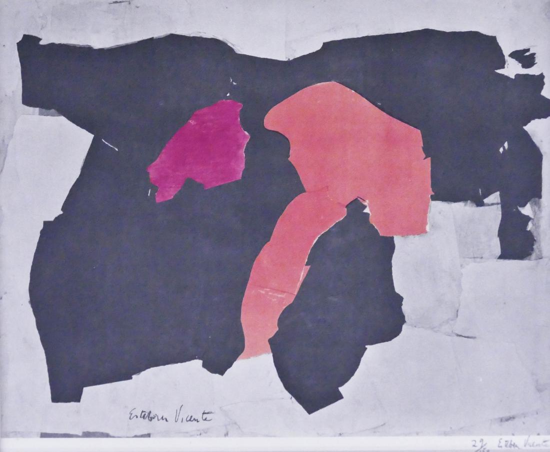 Esteban Vicente (1903-2001 American) Untitled 1962 (1 of 2)