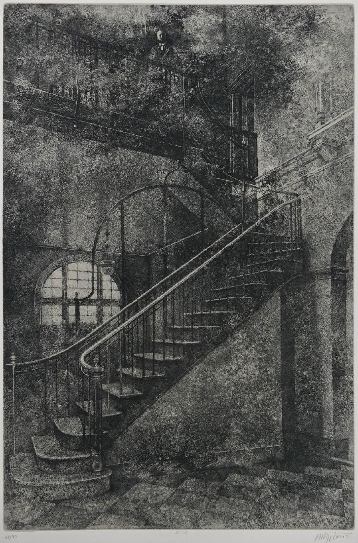 4pc Peter Milton (b.1930 American) ''The Jolly Corner (1 of 4)