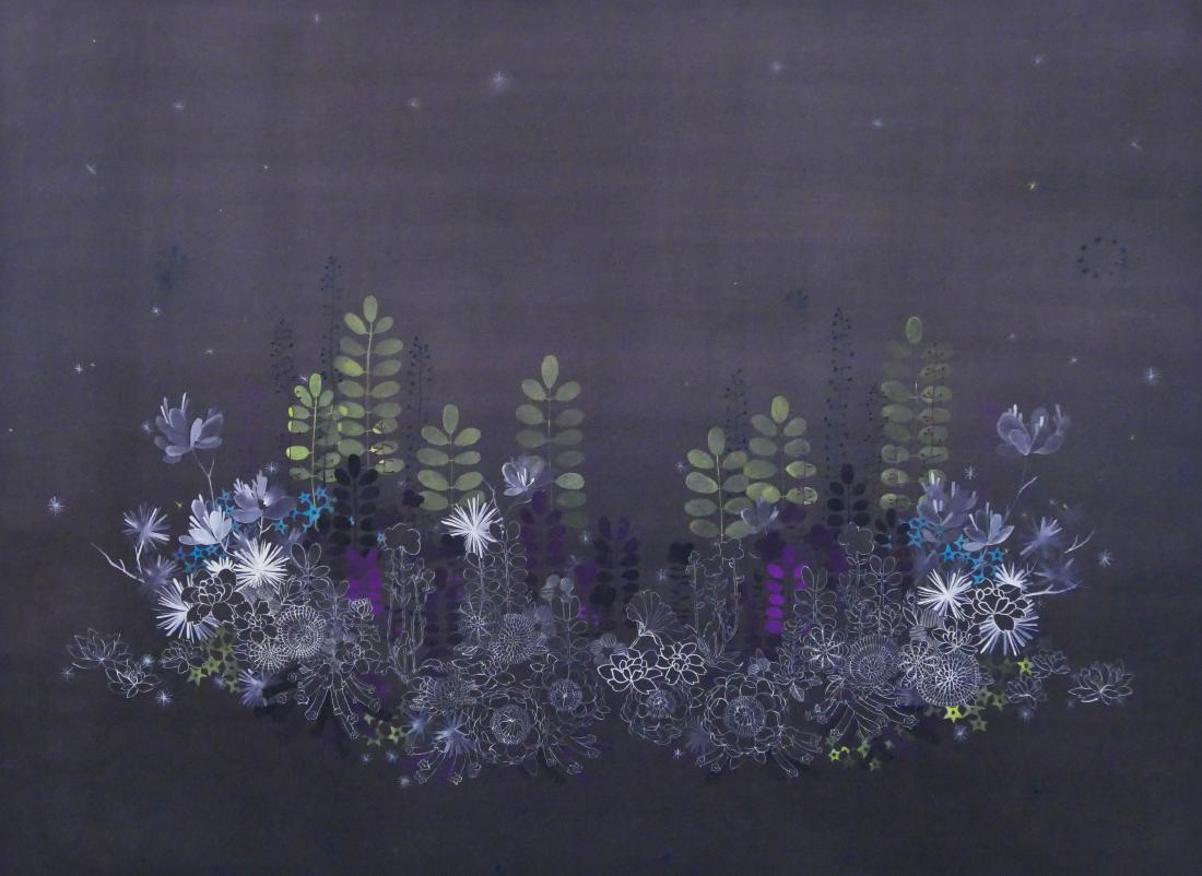 Maija Fiebig (20th Cent. Washington) Untitled Floral (1 of 2)