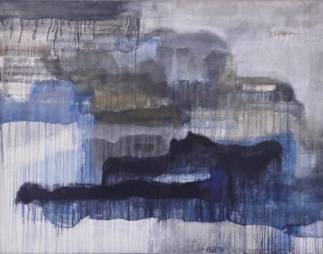 James Leong (1929-2011 American) Untitled Drip Series (1 of 4)