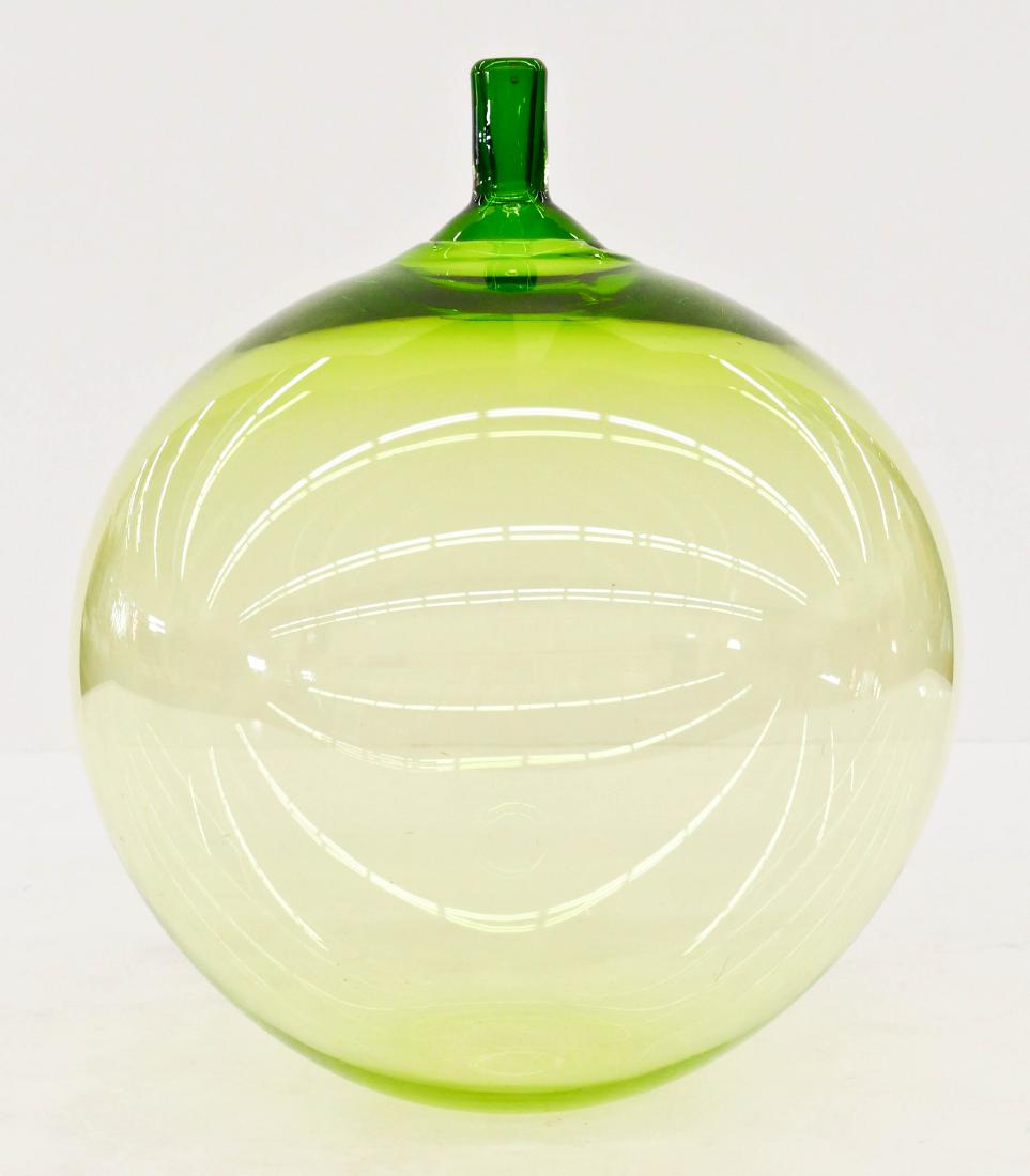 Ingeborg Lundin (1921-1992 Swedish) Green Apple Vase (1 of 2)