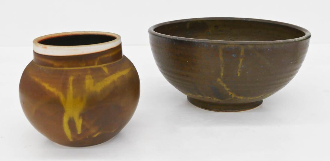 2pc Richard Fairbanks (1929-1989 Washington) Ceramic (1 of 2)
