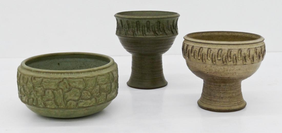 3pc Virginia Weisel (1923-2017 Washington) Compotes & (1 of 2)