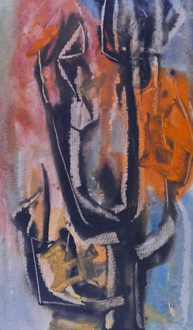 Doris Chase (1923-2008 Washington) Abstract Forms 1960 (1 of 2)