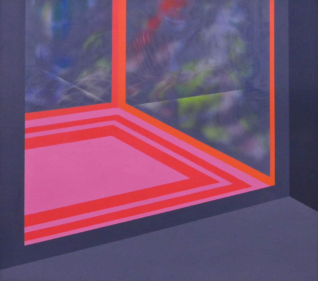 Jay Backstrand (b.1934 Oregon) ''Prism'' 1969 Acrylic (1 of 4)