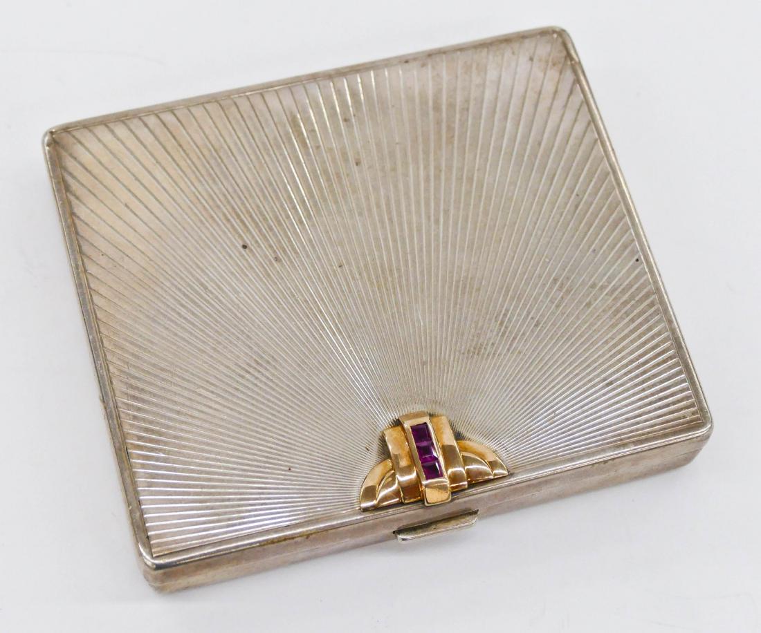 Tiffany & Co. Art Deco Sterling Cigarette Case (1 of 2)