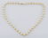 Lady's 14k Cream Pearl Necklace 16''. Includes (44)