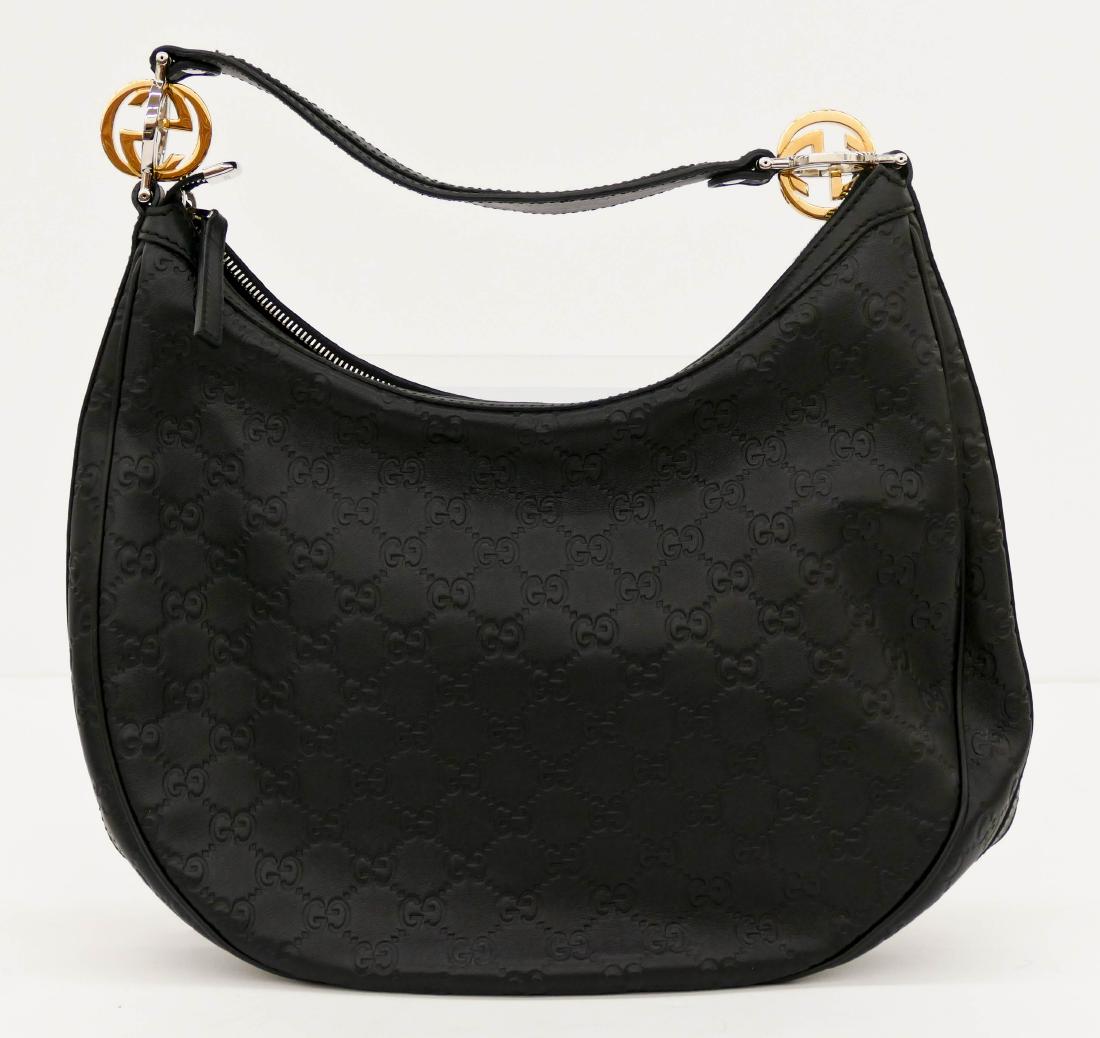 gucci guccissima bag black