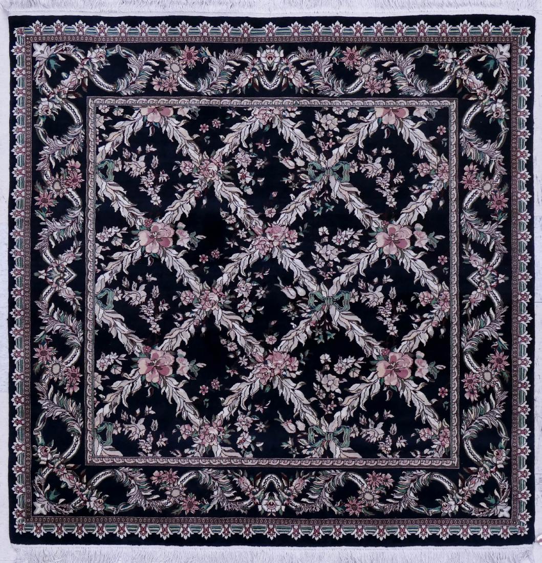 Pande Cameron Floral Trellis Oriental Rug 6'x6'4''. (1 of 3)