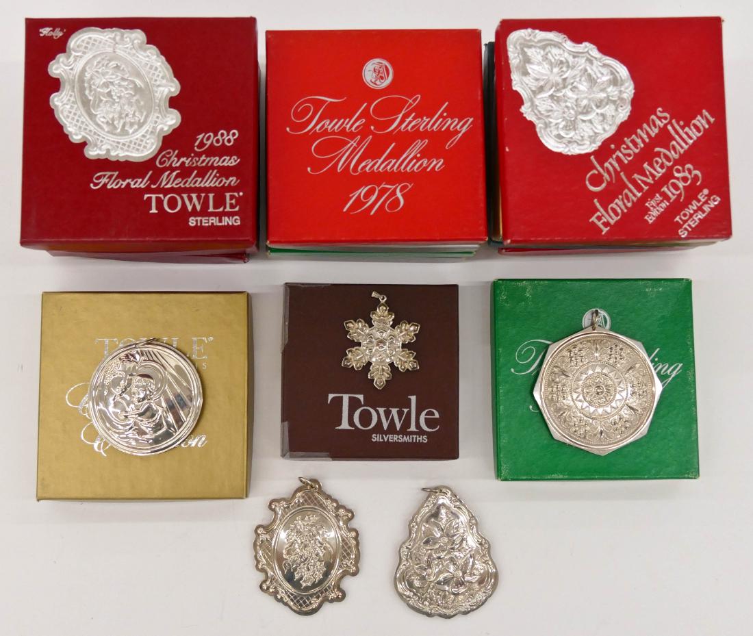 Towle silver shop christmas medallions