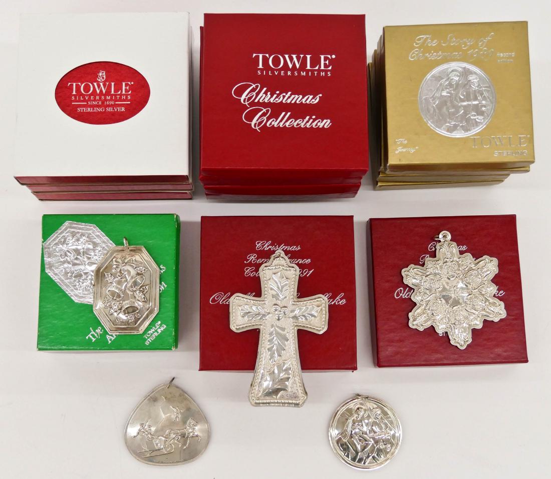 20pc Towle Various Sterling Christmas Ornaments in (1 of 2)