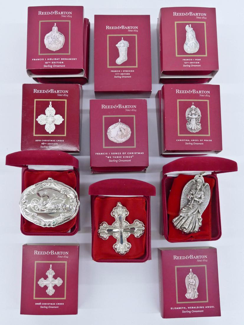 17pc Reed & Barton Red Boxes Sterling Christmas (1 of 2)