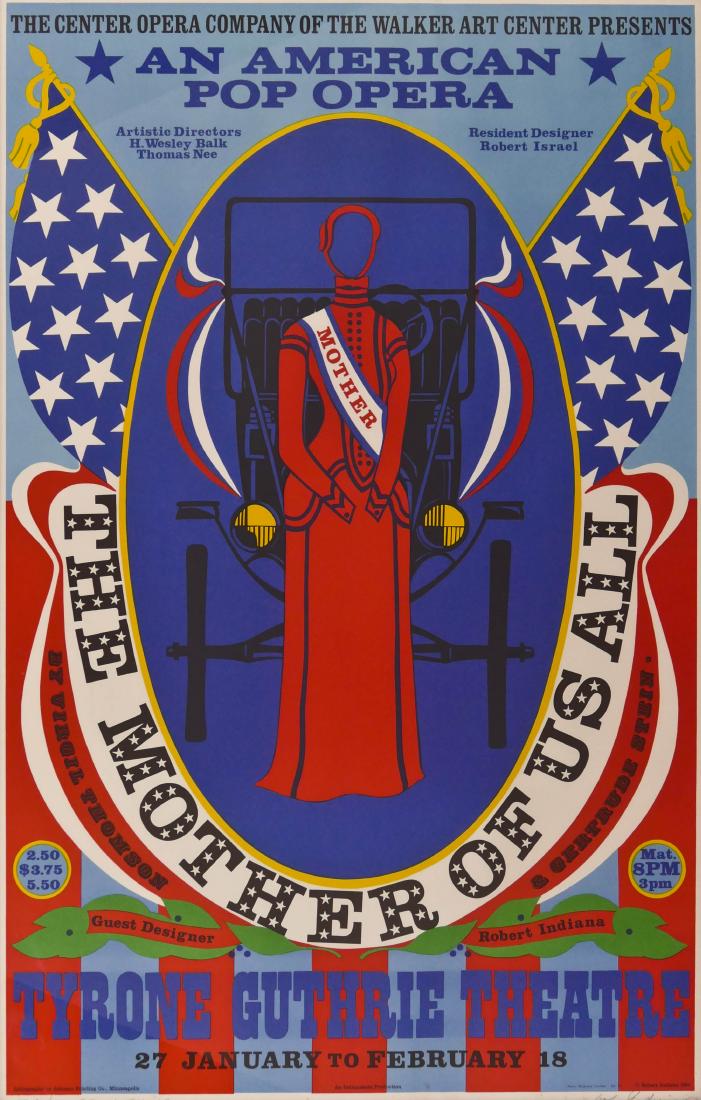 Robert Indiana ''An American Pop Opera'' 1967 Signed (1 of 3)