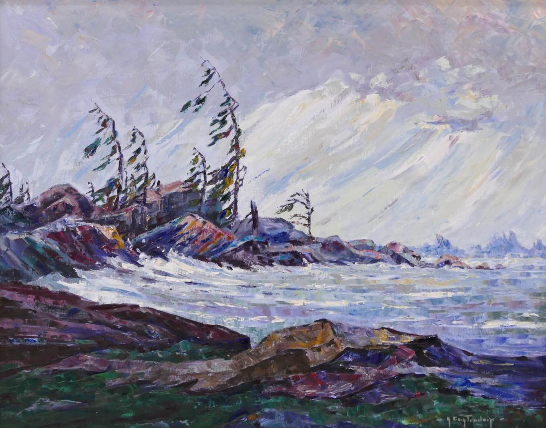 Phil Buytendorp (b.1961 Canadian) ''Windy Bay'' Oil on (1 of 3)