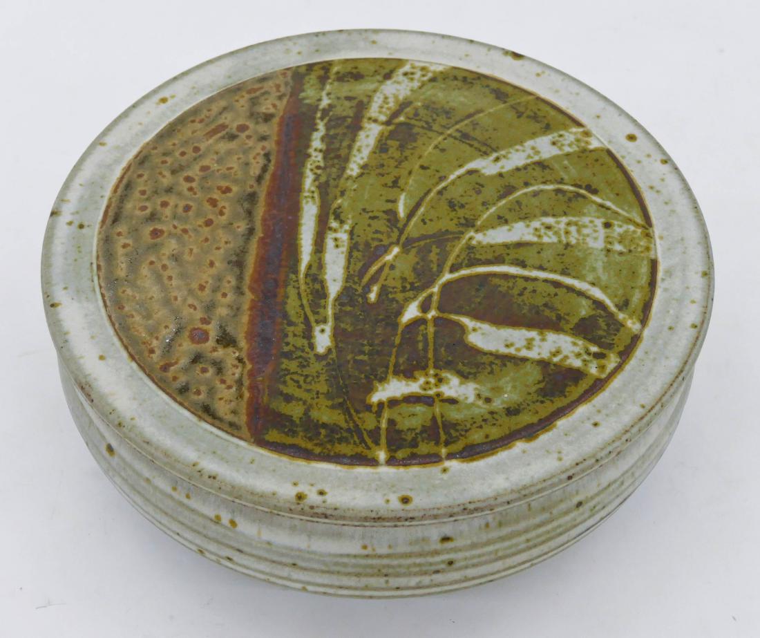 David Shaner (1934-2002 Montana) Lidded Box 1970's (1 of 3)