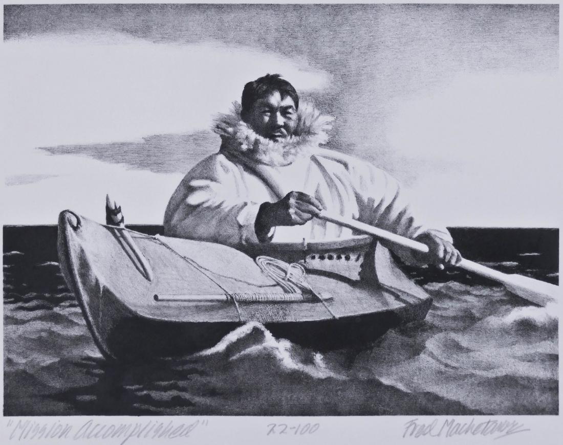 Fred Machetanz ''Mission Accomplished'' Stone (1 of 3)