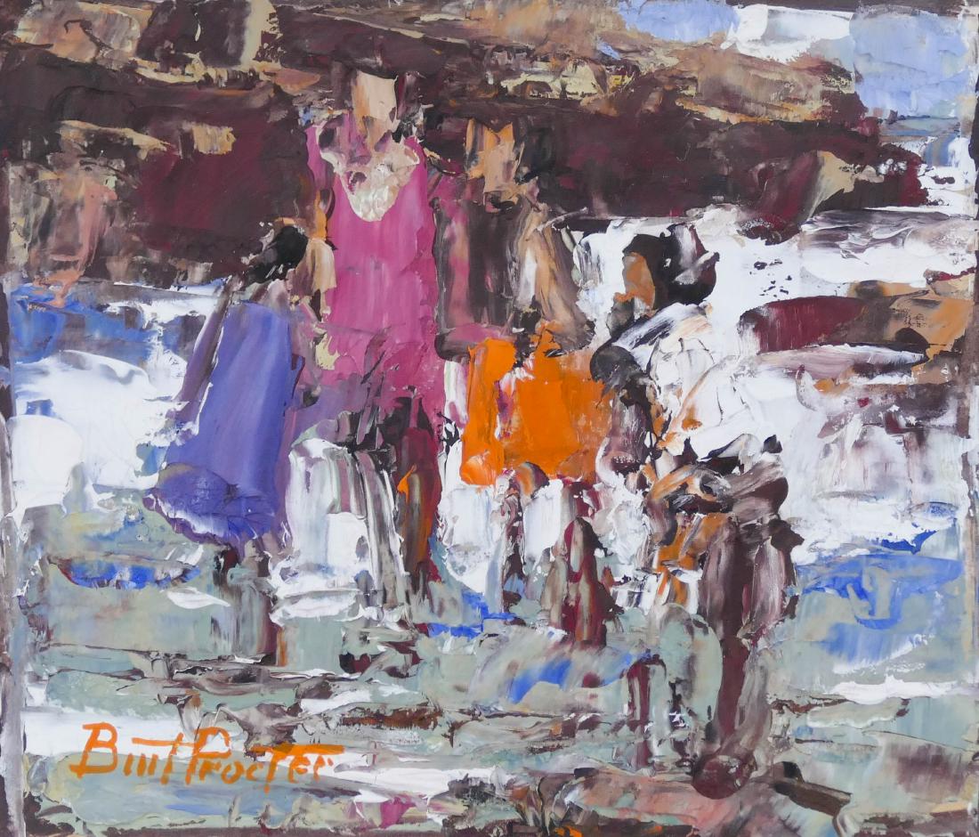 Burt Proctor (1901-1980 California) Untitled Figures (1 of 2)