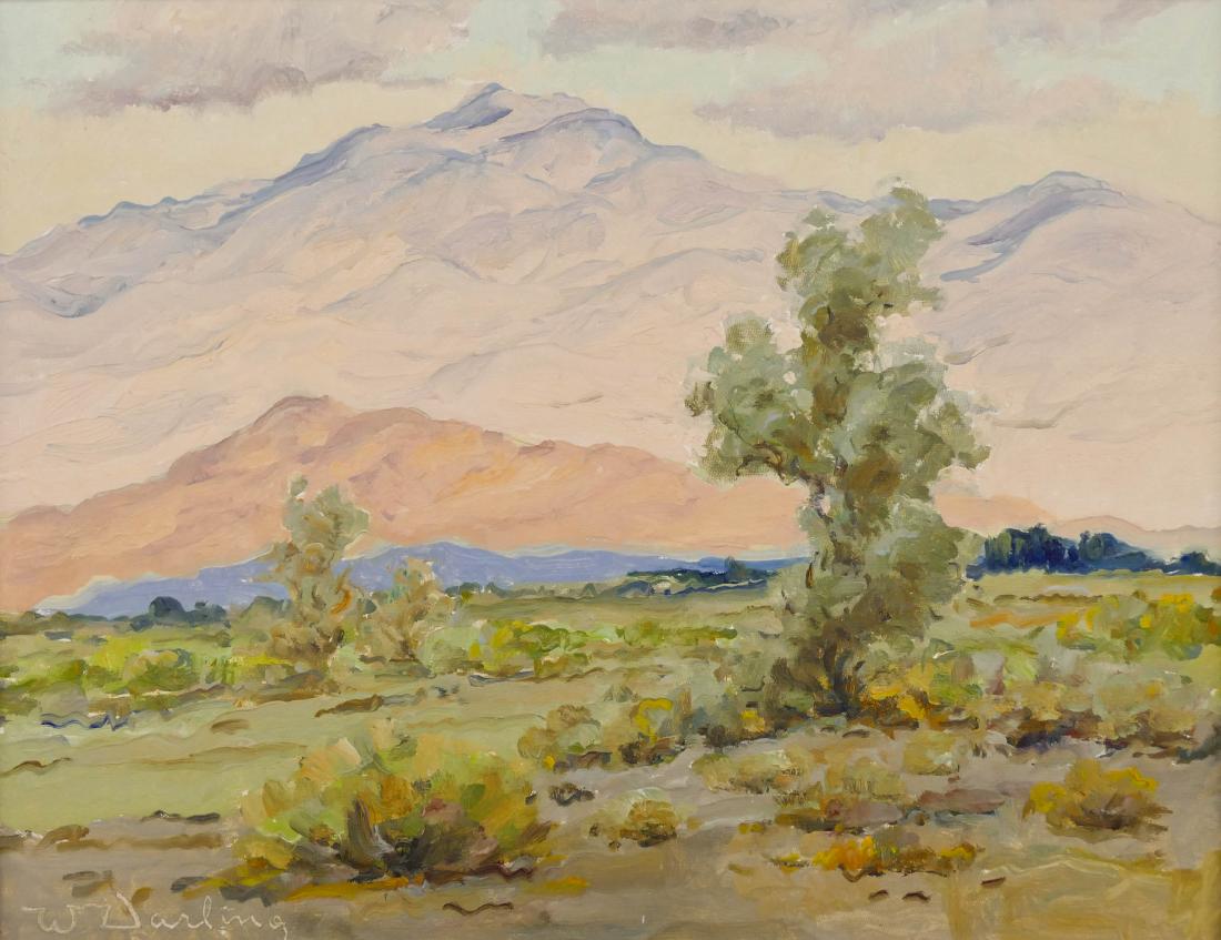 William Darling (1882-1963 California) Desert Landscape (1 of 2)