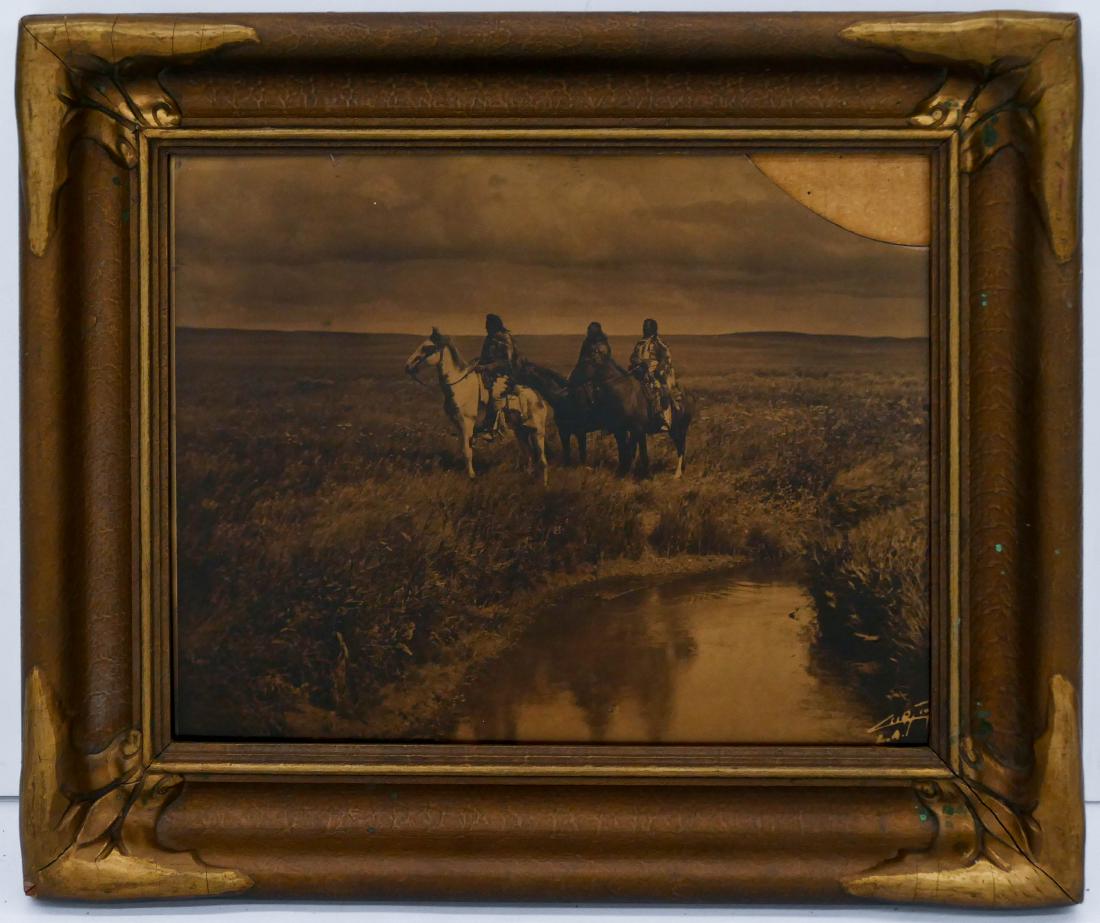 Edward Curtis (1868-1952 Washington) ''Three Chiefs'' (1 of 3)