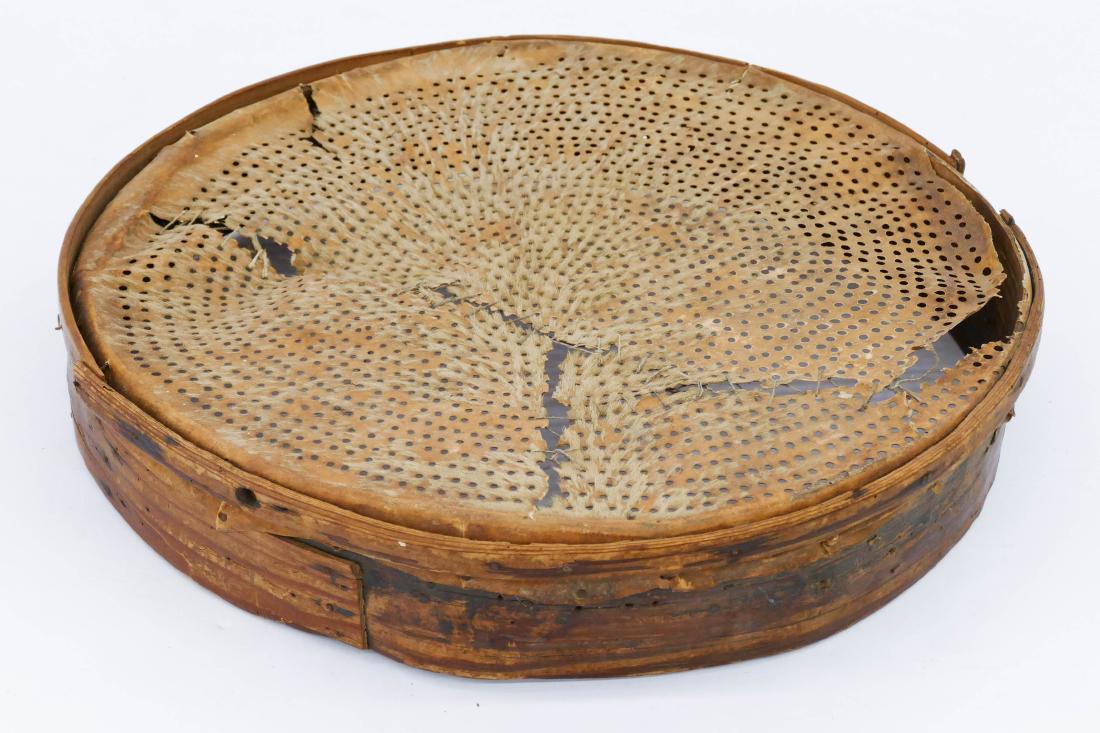 Antique Eskimo Berry Screen Implement 3''x18''. (1 of 3)