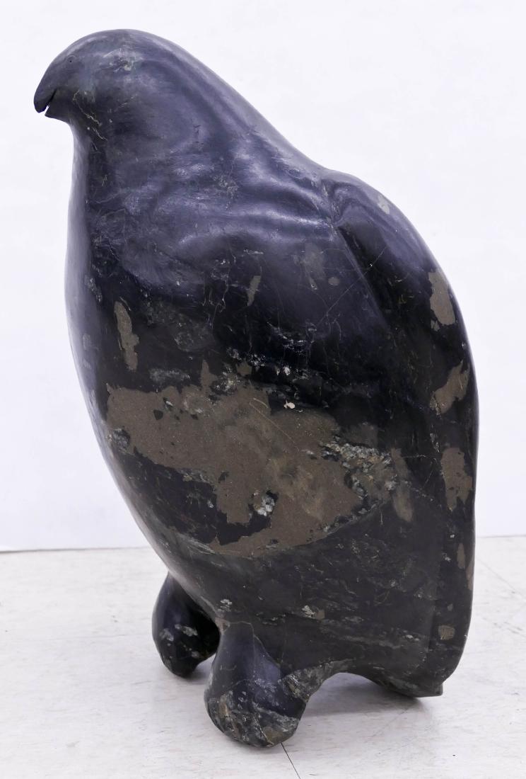 Panikpa (20th Cent. Inuit) Large Bird Carved Hardstone (1 of 4)