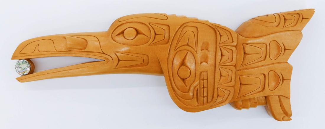 Tim Paul (b.1950 Nuu-chah-nulth) ''Spirit Raven'' 2000 (1 of 2)