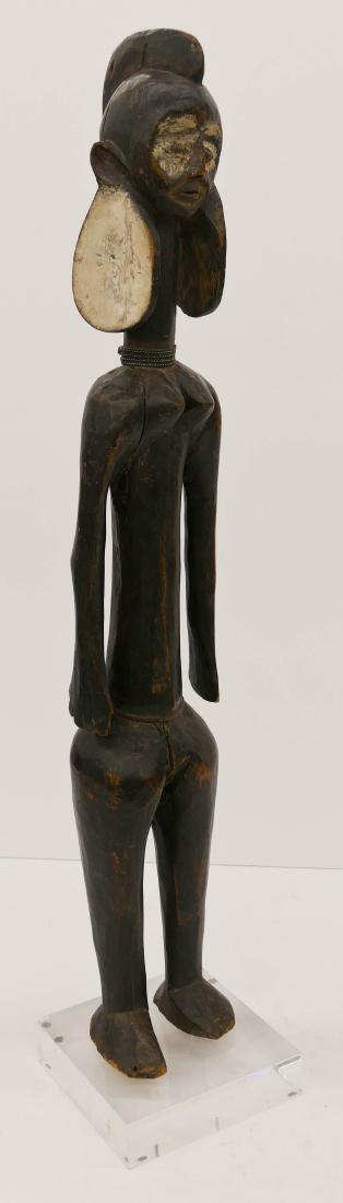 African Wood Female Fertility or Ancestral Figure on (1 of 4)