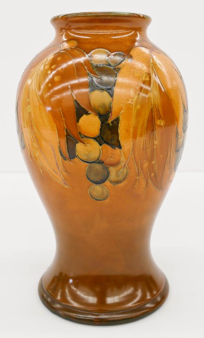 Moorcroft Grape & Leaf Pottery Lamp Base 13''x8''. (1 of 3)