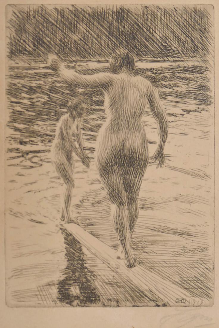 Anders Zorn (1860-1920 Swedish) ''Balance'' 1919 (1 of 3)