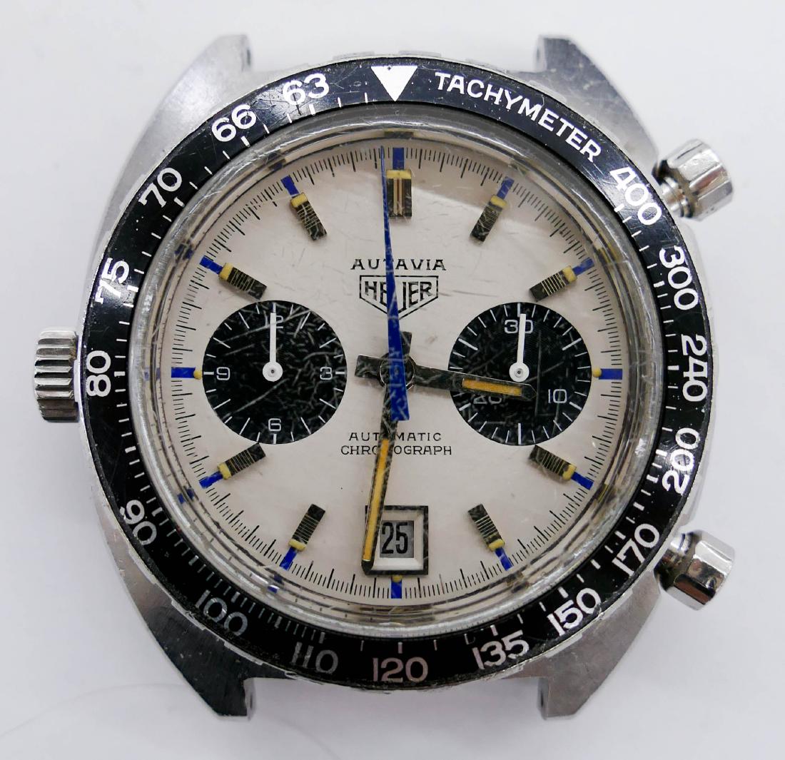 Vintage Heuer Autavia Chronograph Wrist Watch. (1 of 4)