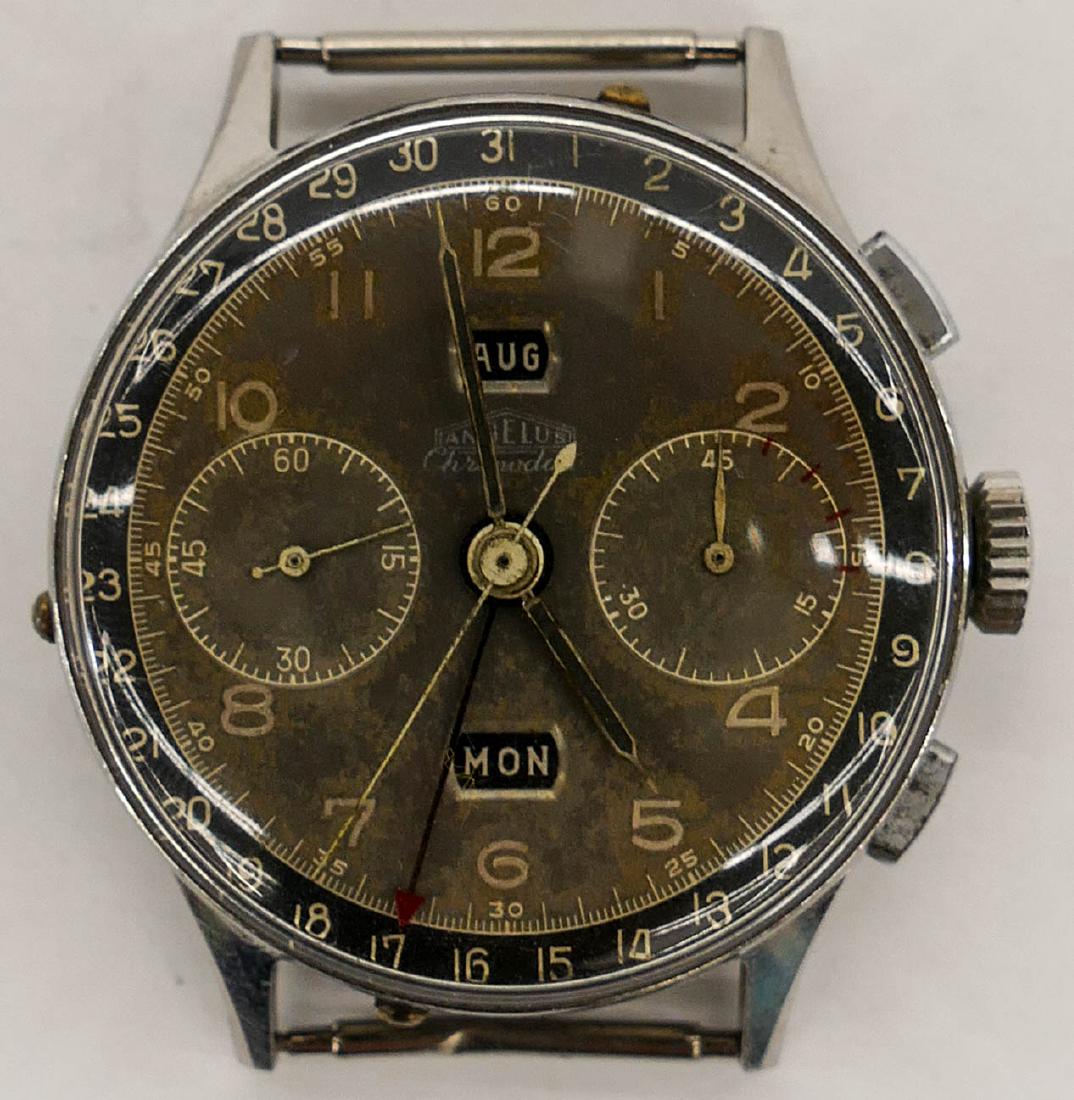 Vintage Angelus Chronodato Triple Chronograph Wrist (1 of 2)