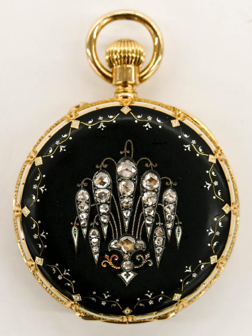 Impressive A. Golay-Leresche & Fils 18k Diamond & (1 of 6)
