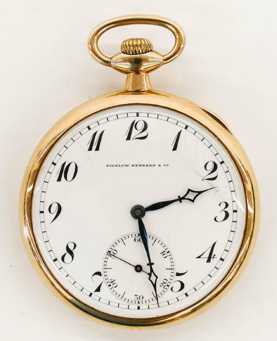 14k Gruen Verithin Gold Chronograph Pocket Watch. (1 of 3)