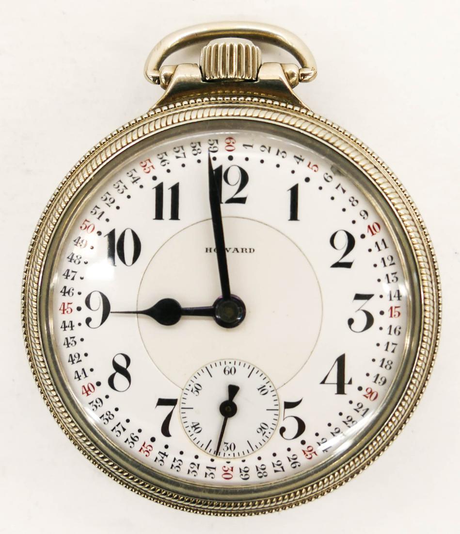 Howard Railroad Pocket Watch. Manual 19 jewel 5 (1 of 3)