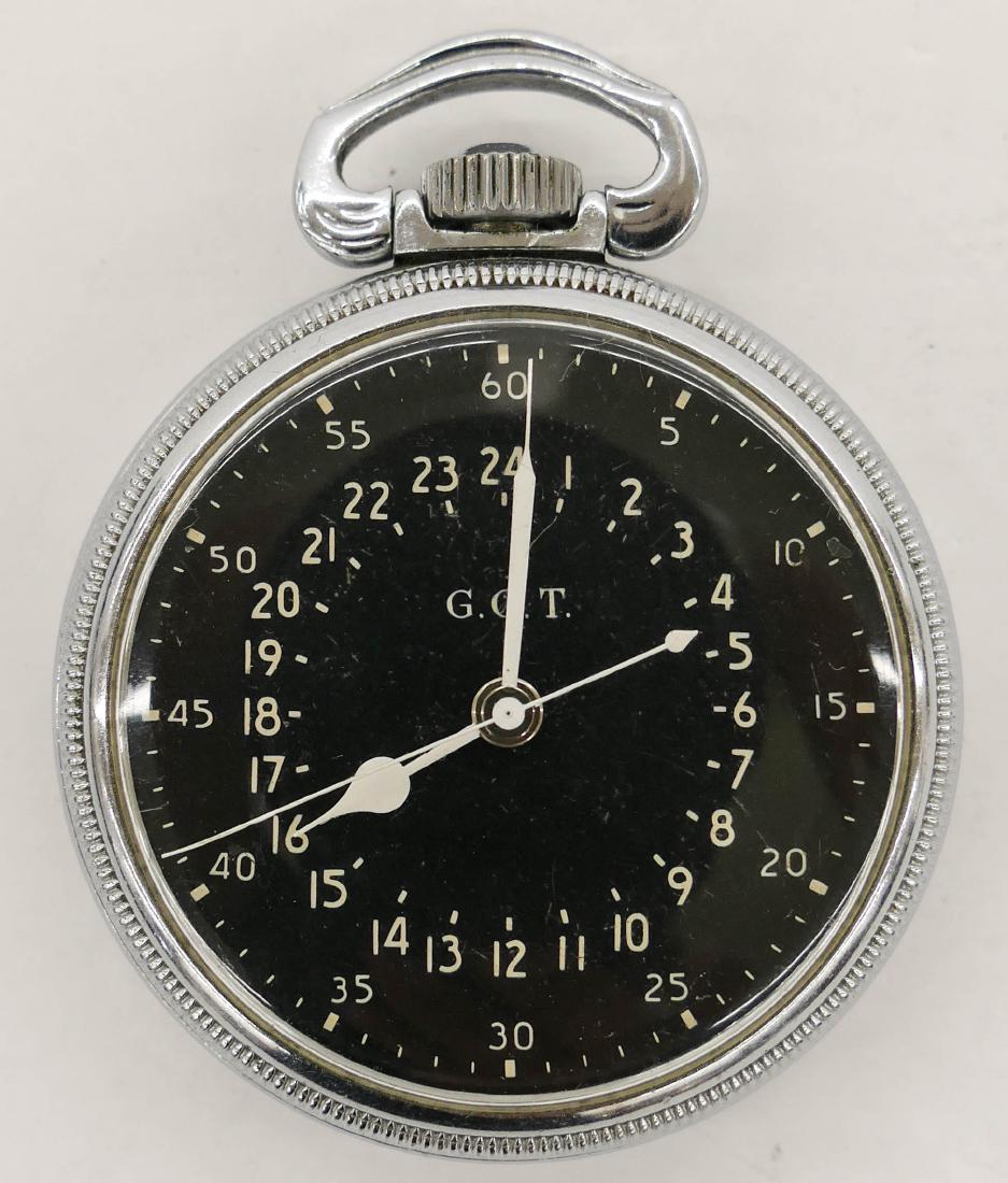 Hamilton 4992B Military Pocket Watch Size 16s. Manual (1 of 3)