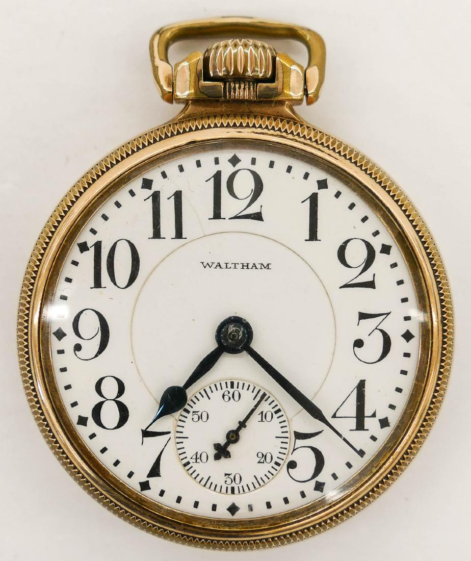 Waltham Vanguard 23 Jewel Railroad Pocket Watch Size