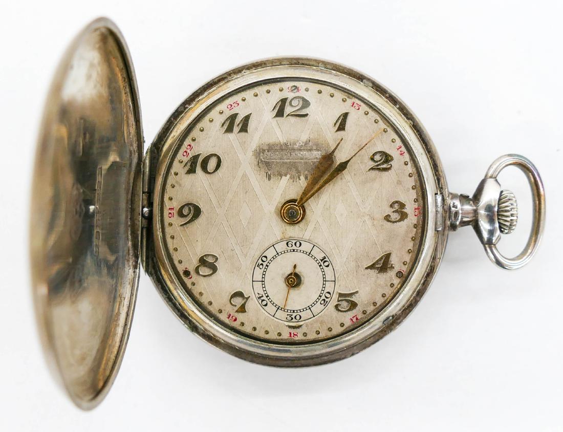 IWC International Watch Co. Coin Silver Pocket Watch (1 of 3)