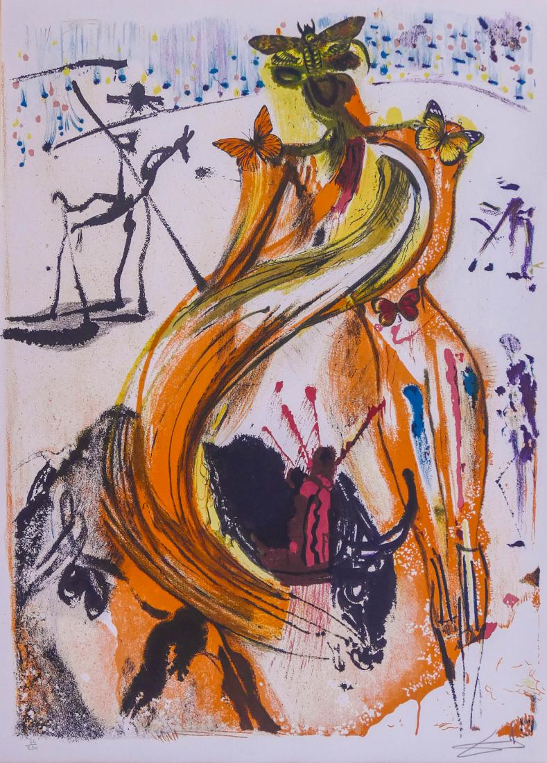 Salvador Dali ''Butterfly and the Bullfighter'' 1970 (1 of 2)