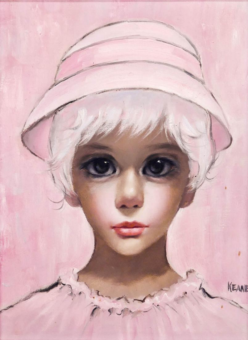 Margaret Keane (b.1927 California) Untitled Pink Girl