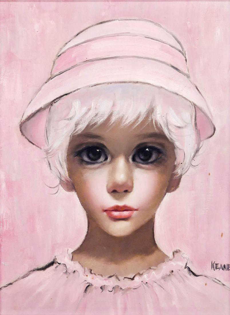 Margaret Keane (b.1927 California) Untitled Pink Girl
