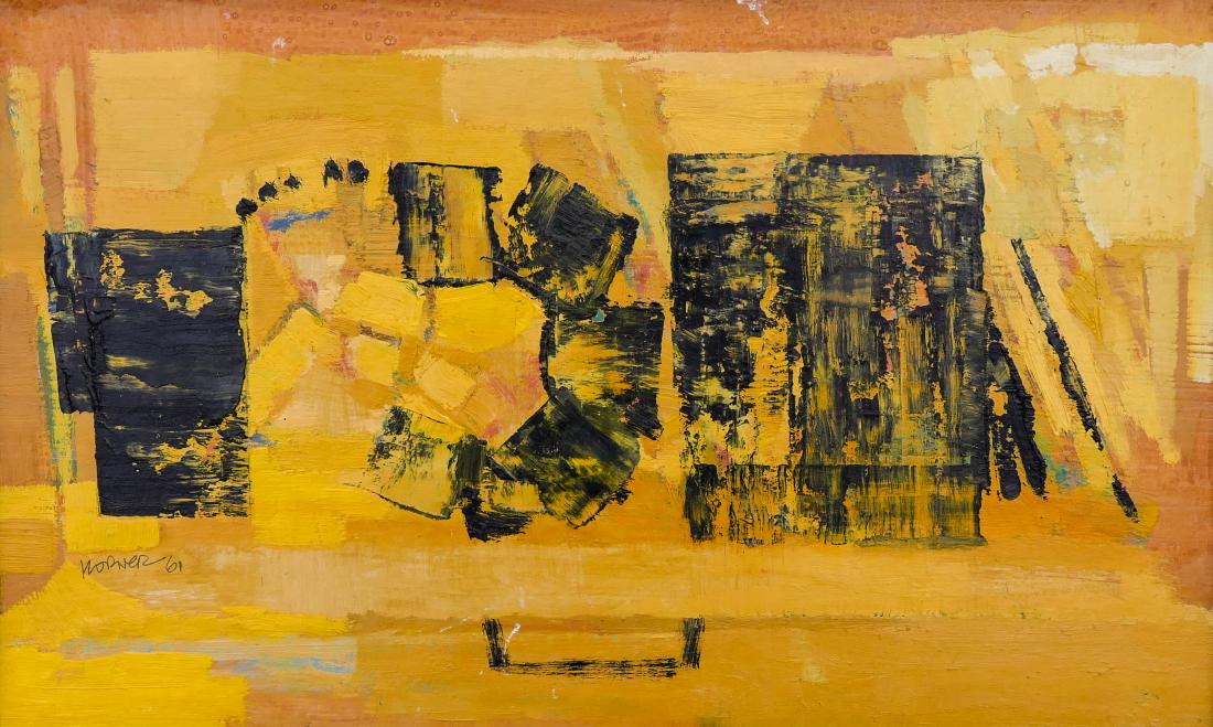 John Koerner (1913-2014 Canadian) Untitled Abstract (1 of 2)