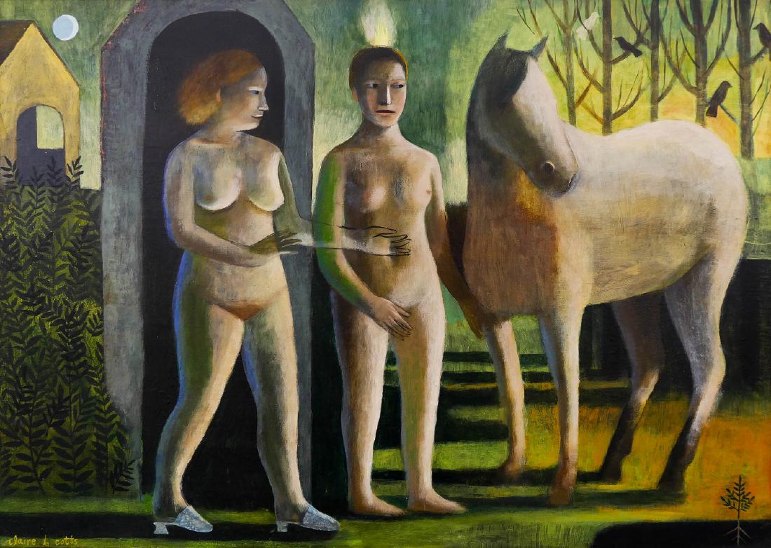 Claire Cotts (b.1964 California) Untitled Two Women (1 of 3)