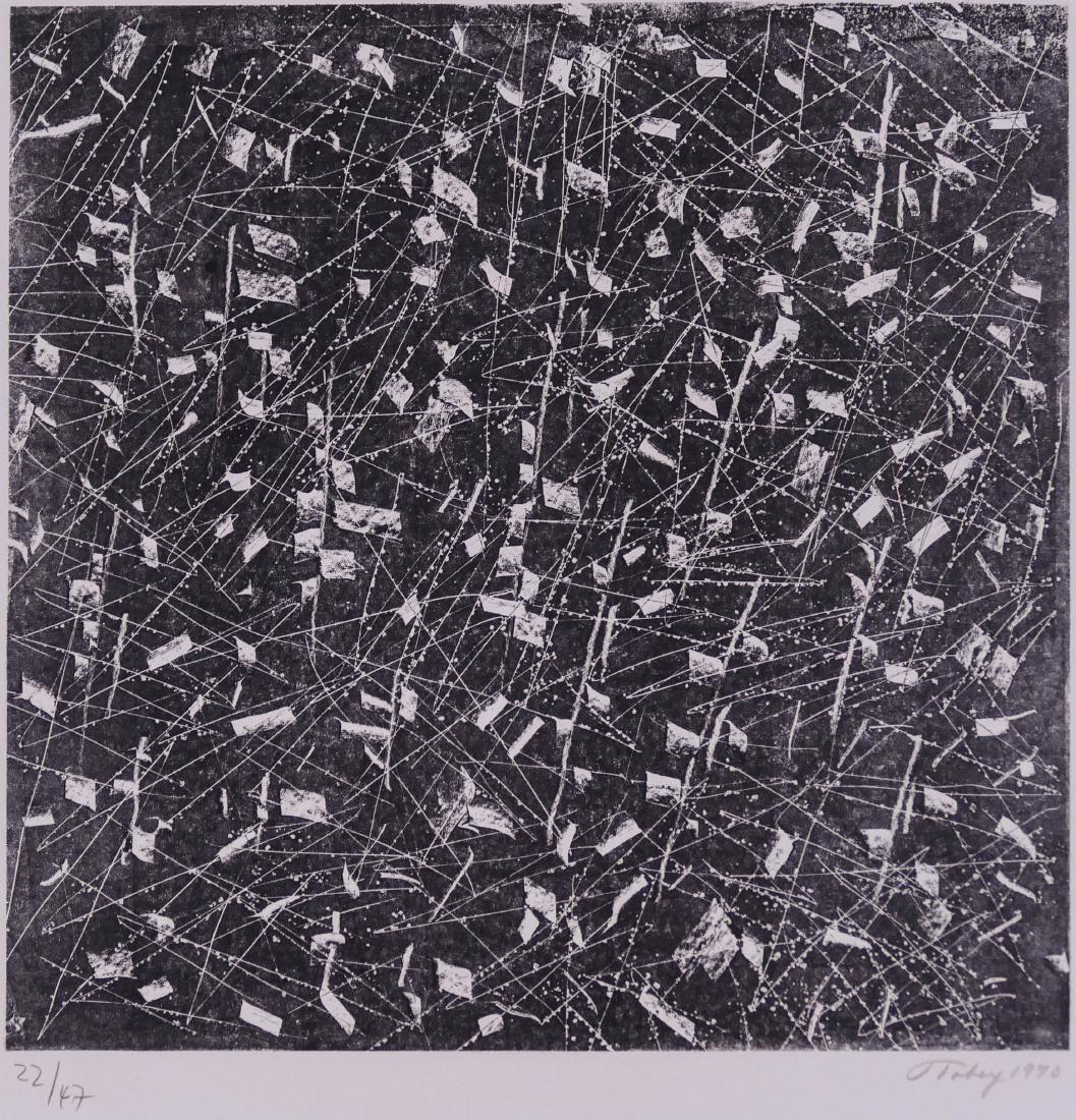 Mark Tobey (1890-1976 Washington) Untitled 1970 (1 of 2)