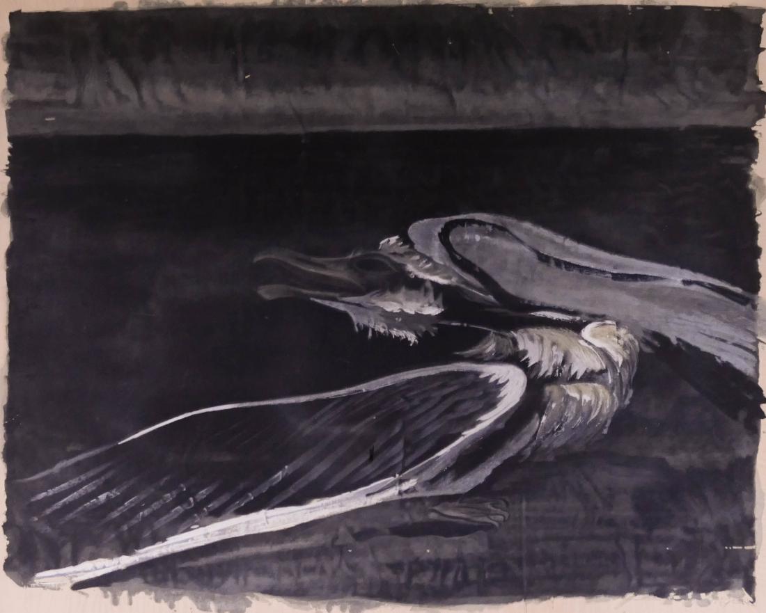 Morris Graves (1910-2001 Washington) ''Wounded Gull'' (1 of 2)