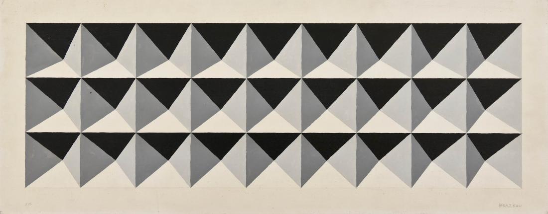 Wendell Brazeau (1910-1974 Washington) Two Works: (1 of 3)