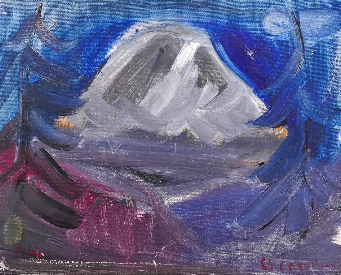Jay Steensma (1941-1994 Washington) Untitled Mt. (1 of 2)